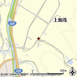 岡山県加賀郡吉備中央町上加茂1959周辺の地図