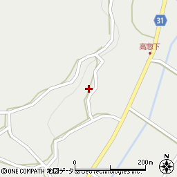 岡山県加賀郡吉備中央町上竹4252周辺の地図