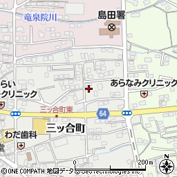 静岡県島田市三ッ合町1282-3周辺の地図