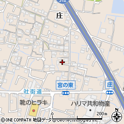 兵庫県姫路市飾東町庄706-1周辺の地図