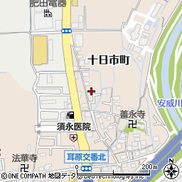 大阪府茨木市十日市町8周辺の地図