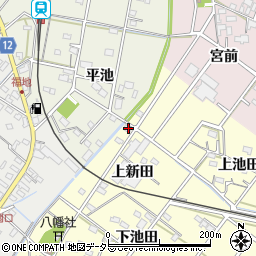 愛知県西尾市須脇町上新田32周辺の地図
