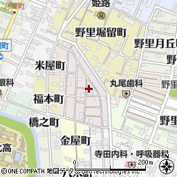 兵庫県姫路市五郎右衛門邸60周辺の地図