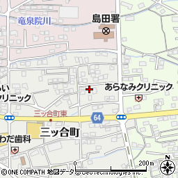 静岡県島田市三ッ合町1282-4周辺の地図