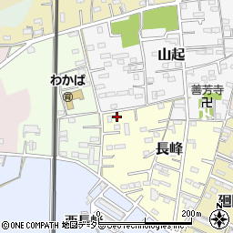 愛知県知多郡武豊町長峰10周辺の地図