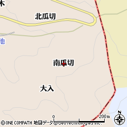 愛知県額田郡幸田町深溝南瓜切周辺の地図
