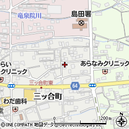 静岡県島田市三ッ合町1282周辺の地図
