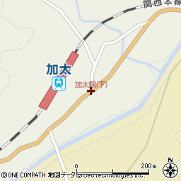 加太駅(下)周辺の地図