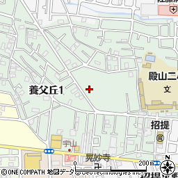 大阪府枚方市養父丘周辺の地図