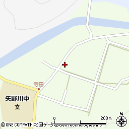 兵庫県相生市若狭野町寺田208周辺の地図