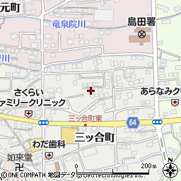 静岡県島田市三ッ合町1256周辺の地図