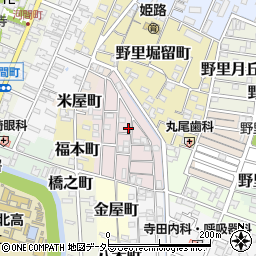 兵庫県姫路市五郎右衛門邸58周辺の地図