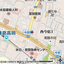 西兵庫信用金庫高岡支店周辺の地図