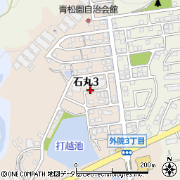 大阪府箕面市石丸周辺の地図
