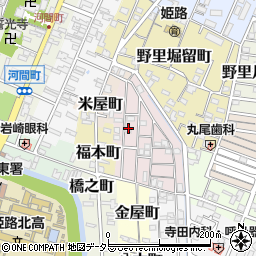 兵庫県姫路市五郎右衛門邸24周辺の地図
