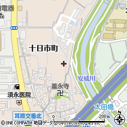 大阪府茨木市十日市町15周辺の地図
