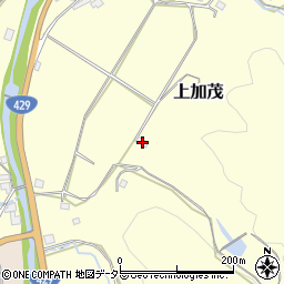 岡山県加賀郡吉備中央町上加茂2104周辺の地図