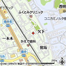 愛知県豊川市御油町欠下41周辺の地図