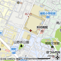 姫路市立城乾中学校周辺の地図