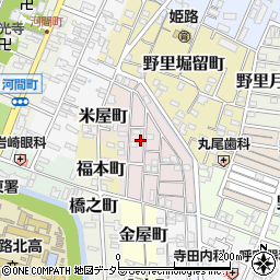 兵庫県姫路市五郎右衛門邸37周辺の地図
