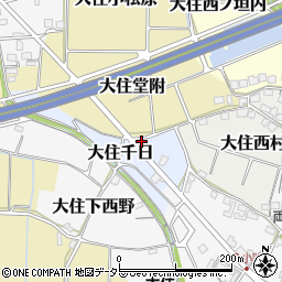 京都府京田辺市大住千日21周辺の地図