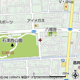 静岡県焼津市石津周辺の地図