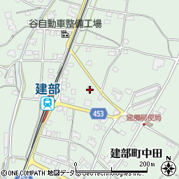 岡山県岡山市北区建部町中田354周辺の地図