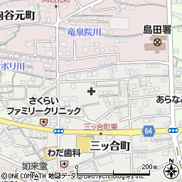 静岡県島田市三ッ合町1249-17周辺の地図