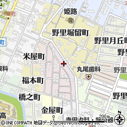 兵庫県姫路市五郎右衛門邸81-5周辺の地図
