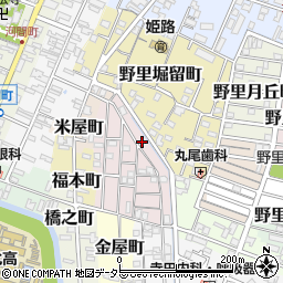 兵庫県姫路市五郎右衛門邸81-32周辺の地図