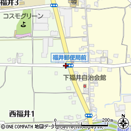 福井郵便局前周辺の地図