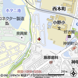 兵庫県小野市大島町352-95周辺の地図