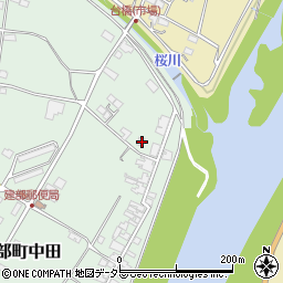 岡山県岡山市北区建部町中田171-1周辺の地図