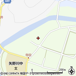 兵庫県相生市若狭野町寺田365周辺の地図