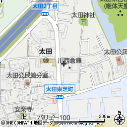 川西倉庫株式会社　大阪支店茨木営業所周辺の地図