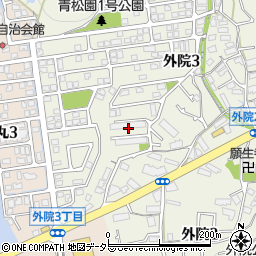 大阪府箕面市外院3丁目12周辺の地図