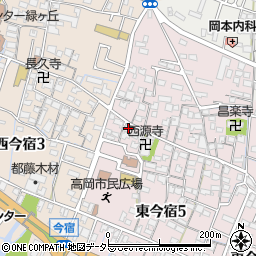 東今宿公民館周辺の地図