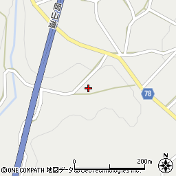 岡山県加賀郡吉備中央町上竹3089周辺の地図