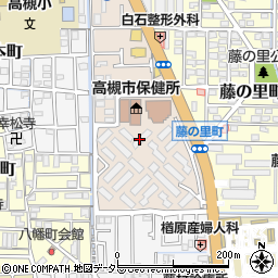 大阪府高槻市城東町周辺の地図
