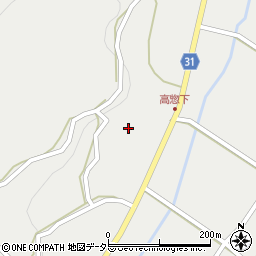 岡山県加賀郡吉備中央町上竹4271周辺の地図