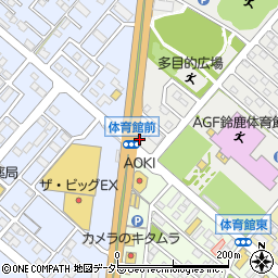 麺場田所商店　鈴鹿白子店周辺の地図