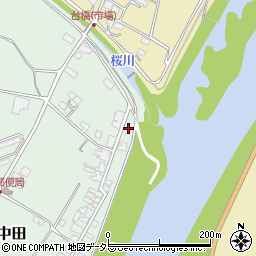 岡山県岡山市北区建部町中田212周辺の地図