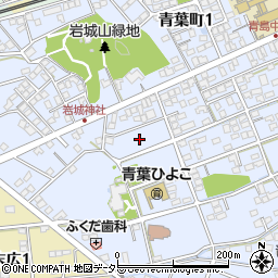 静岡県藤枝市青葉町3丁目10周辺の地図