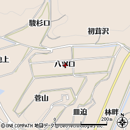 愛知県額田郡幸田町深溝八ツ口周辺の地図