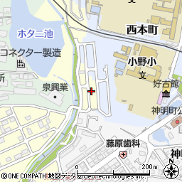 兵庫県小野市大島町352-92周辺の地図