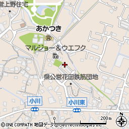 兵庫県姫路市花田町（小川）周辺の地図