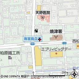 はんこ屋さん２１焼津店周辺の地図