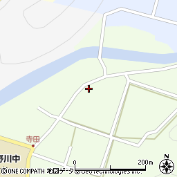兵庫県相生市若狭野町寺田197周辺の地図