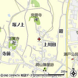 愛知県西尾市吉良町岡山（宮下）周辺の地図