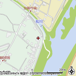 岡山県岡山市北区建部町中田176周辺の地図